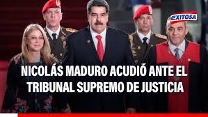 Nicolás Maduro, acudió al Tribunal Supremo de Justicia e introdujo en la Sala Electoral «un recurso contencioso&nbsp;electoral»