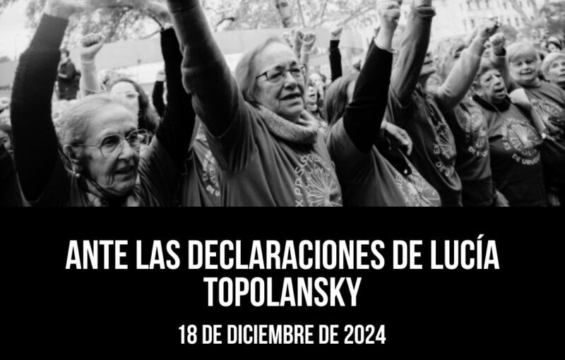 Uruguay: Declaración de Familiares de Desaparecidos ante las afirmaciones de&nbsp;Topolansky