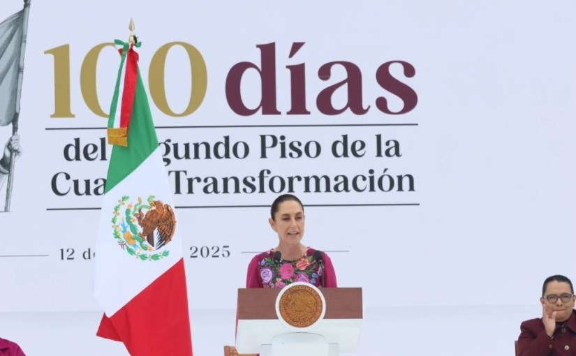 Presidenta Claudia Sheinbaum ofreció informe por los primeros 100 días de su gobierno. 