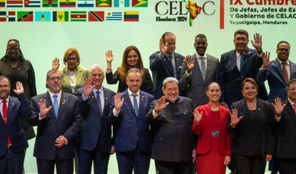 Foto del sitio oficial de Presidencia de la República de la IX Cumbre de Jefas y Jefes de Estado y de Gobierno de la Comunidad de Estados Latinoamericanos y Caribeños (Celac) en Honduras.