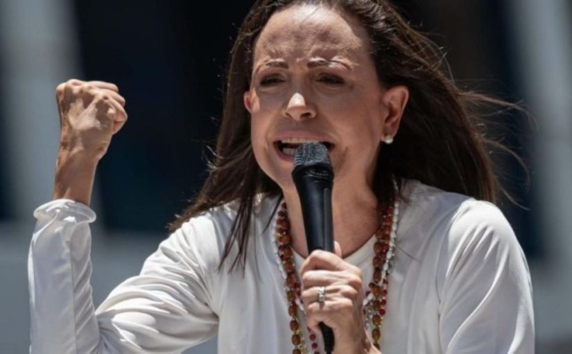 María Corina Machado Parisca, fascista y&nbsp;guerrerista