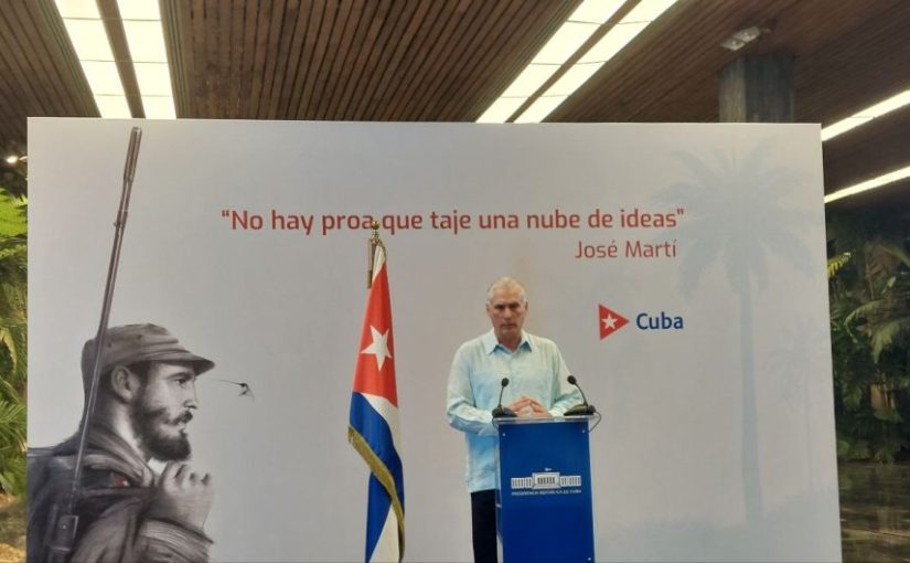 Cuba. Miguel Díaz-Canel Bermúdez- Relaciones con USA y la situación&nbsp;energética