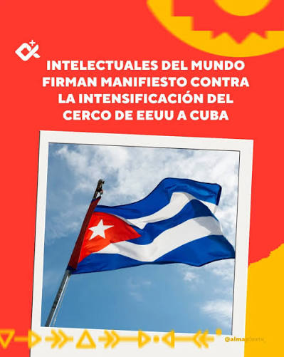 No a la agresión militar sobre Cuba. Contra el avance del fascismo en América Latina. Manifiesto internacional