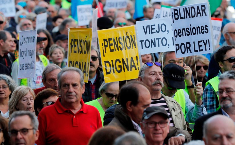 España: la derecha busca romper el sistema de reparto en las pensiones, por uno de capitalización&nbsp;individual